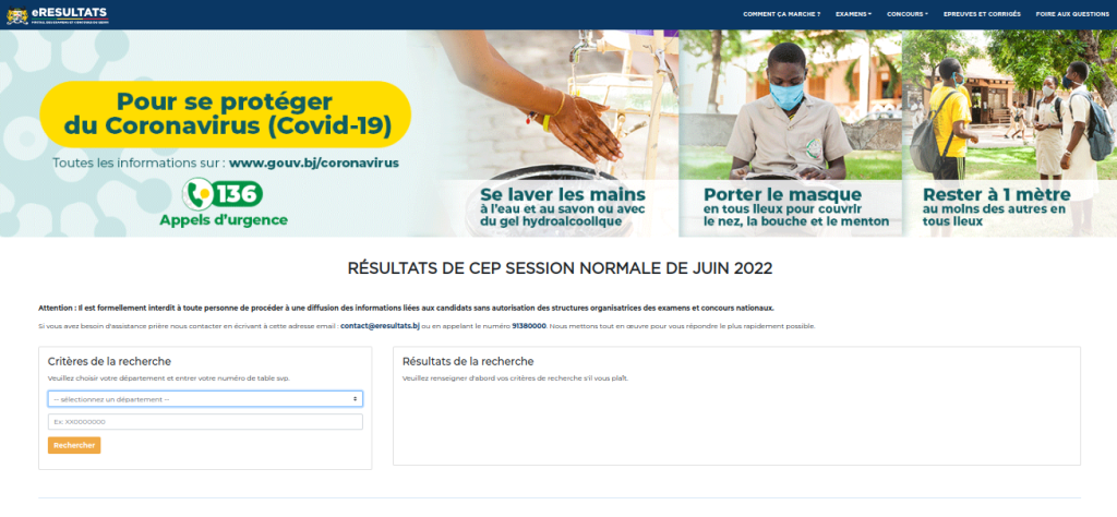 Résultats du CEP 2024 au Bénin : quand, où et comment consulter la liste des admis ?