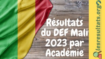 Resultats du DEF Mali 2023 par Academie 1